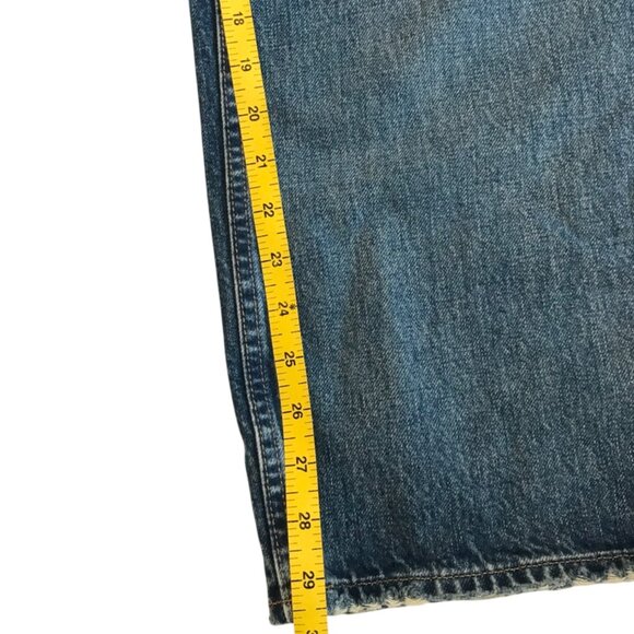 Madewell The Low-Slung Baggy Jean in Robertson Wash Rigid size 24 NV387 - Picture 14 of 15